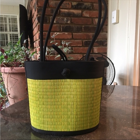 ~Baskets of Cambodia!~ Hand Woven Wicker Shoulder Bag New without tag - Picture 10 of 10